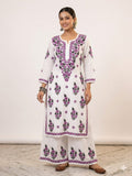 Pure Cotton Summer Chikankari Kurti & Plazo Set