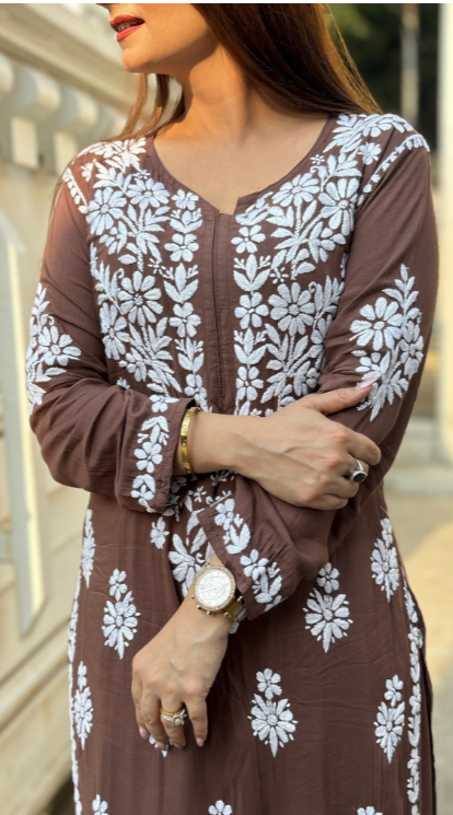 Cotton Modal Kurti–Plazo Set