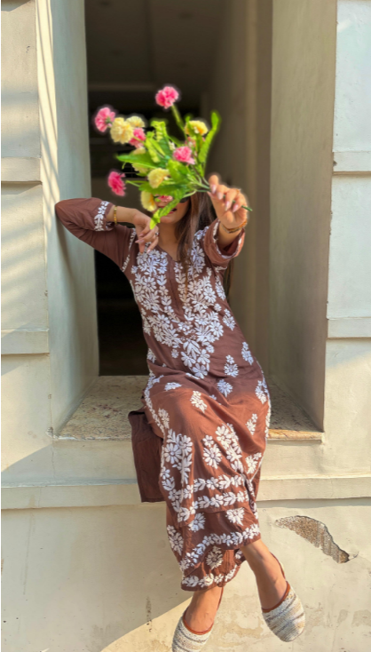 Cotton Modal Kurti–Plazo Set