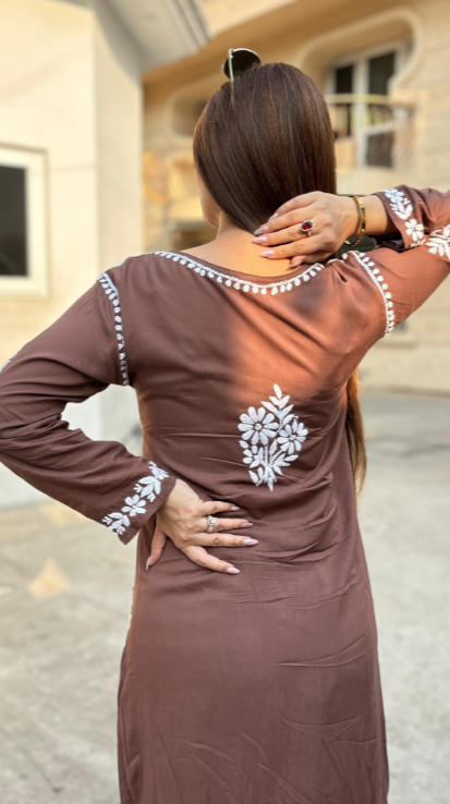 Cotton Modal Kurti–Plazo Set