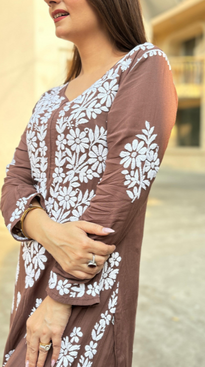 Cotton Modal Kurti–Plazo Set