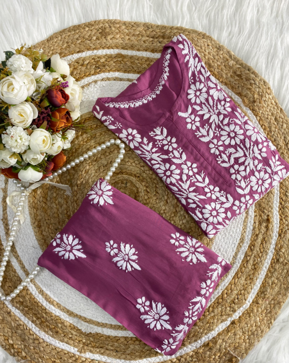 Cotton Modal Kurti–Plazo Set