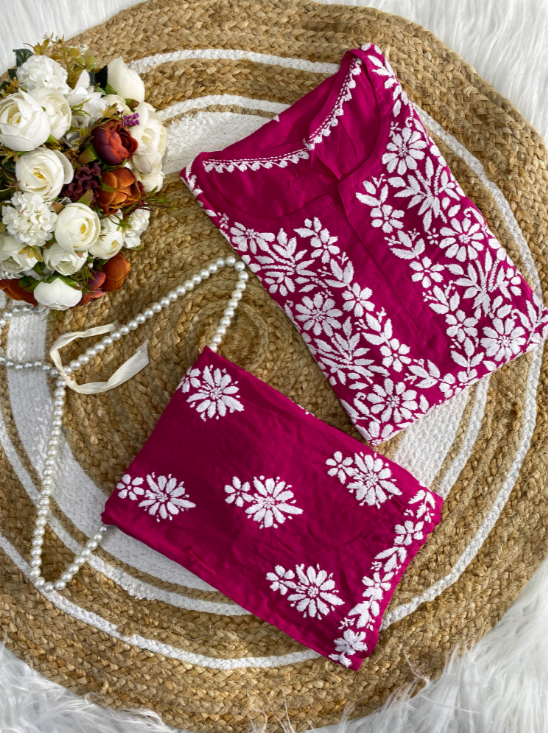 Cotton Modal Kurti–Plazo Set