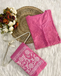 Chikankari Dobby Kurti–Pant Set