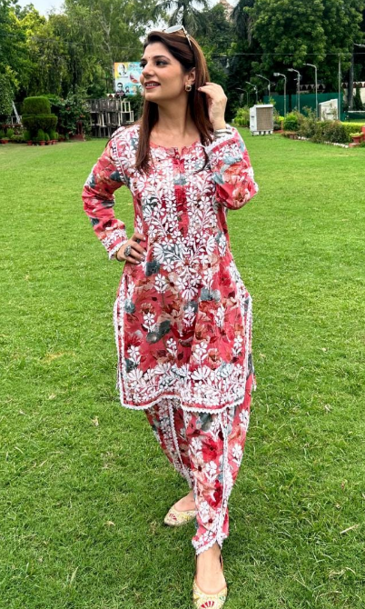 Mul Cotton Tulip Kurti Set – Lightweight & Comfortable