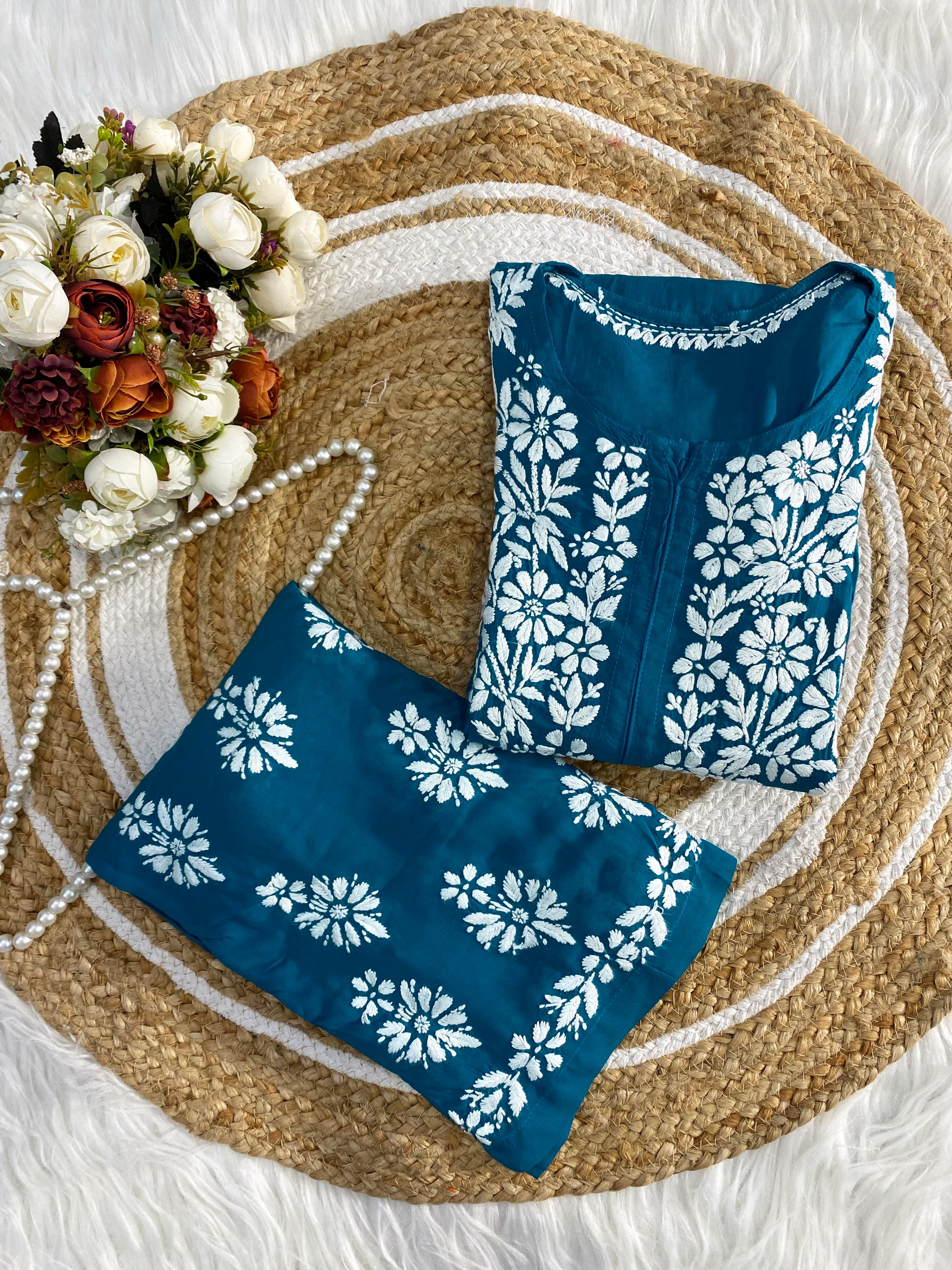 Modal Kurta Plazzo Set