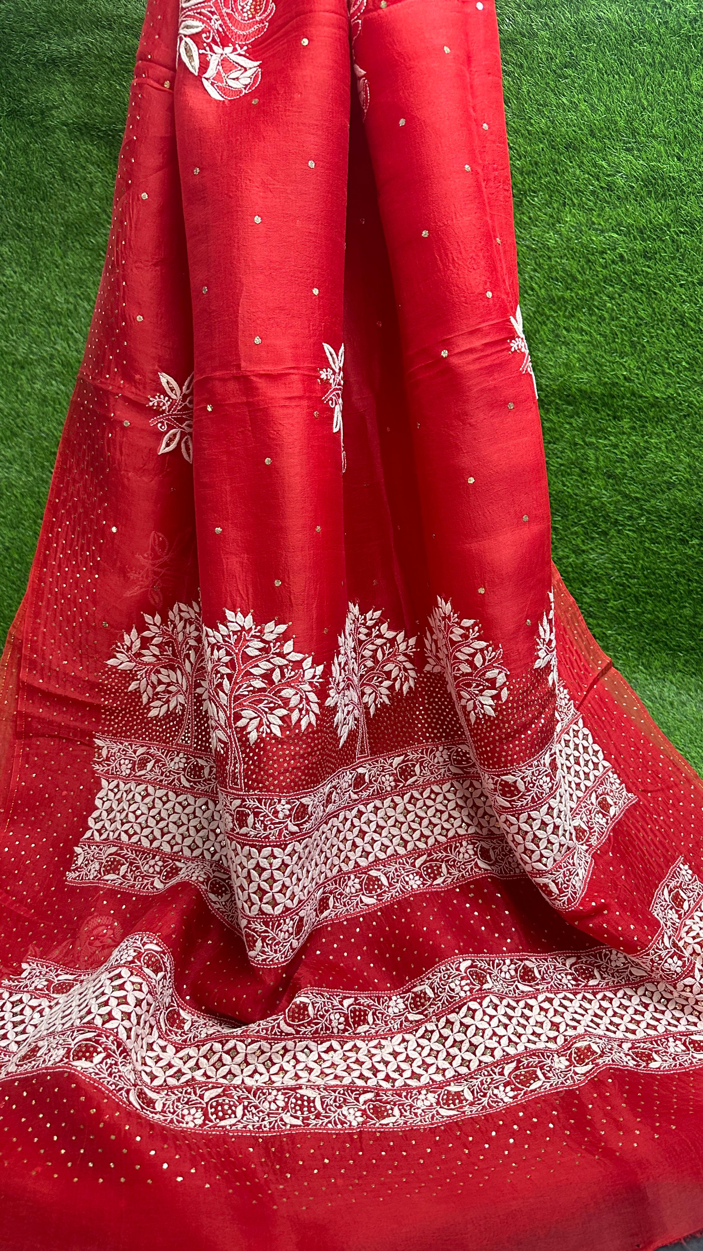 Premium Pure Organza Silk Saree