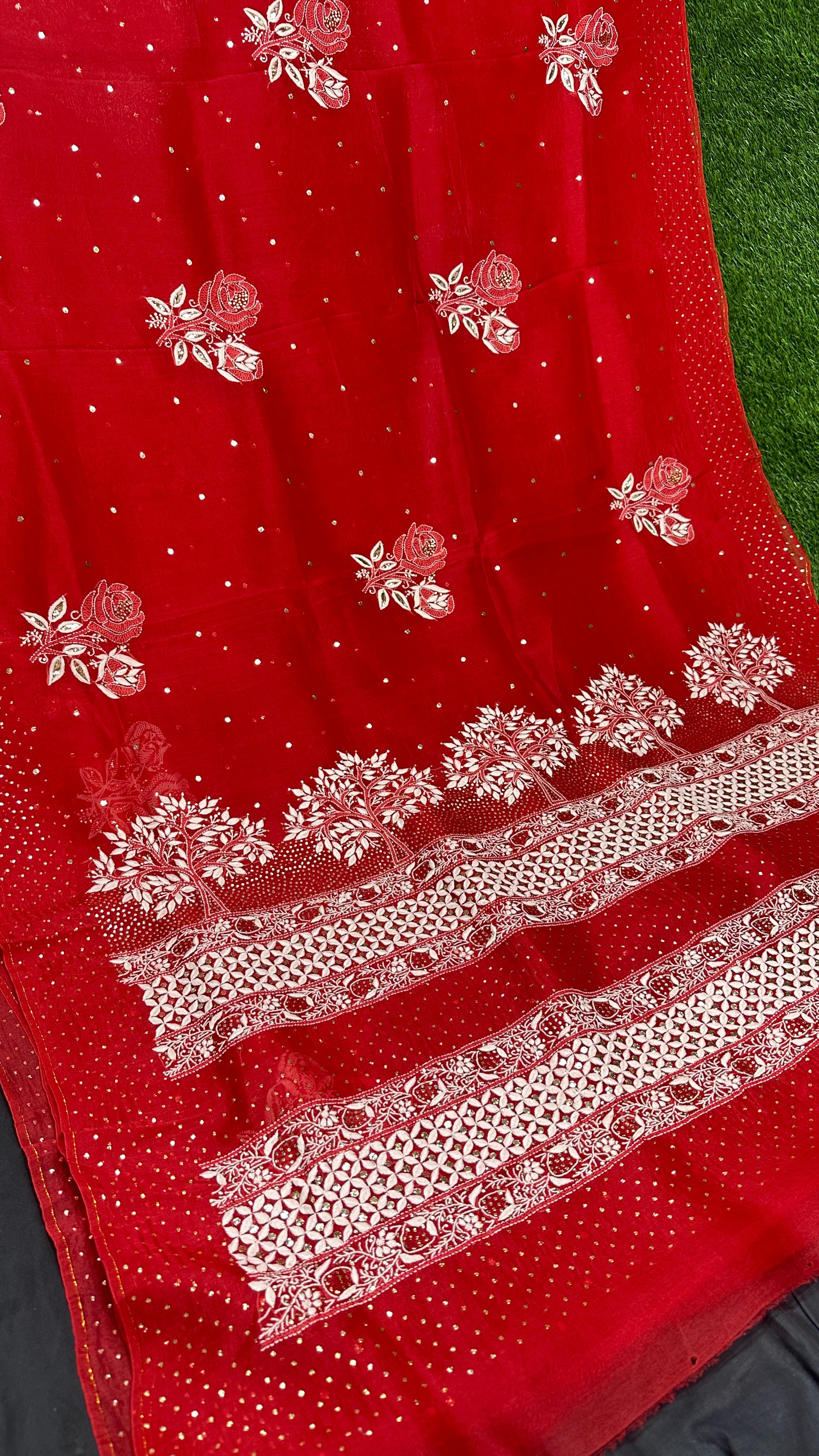 Premium Pure Organza Silk Saree