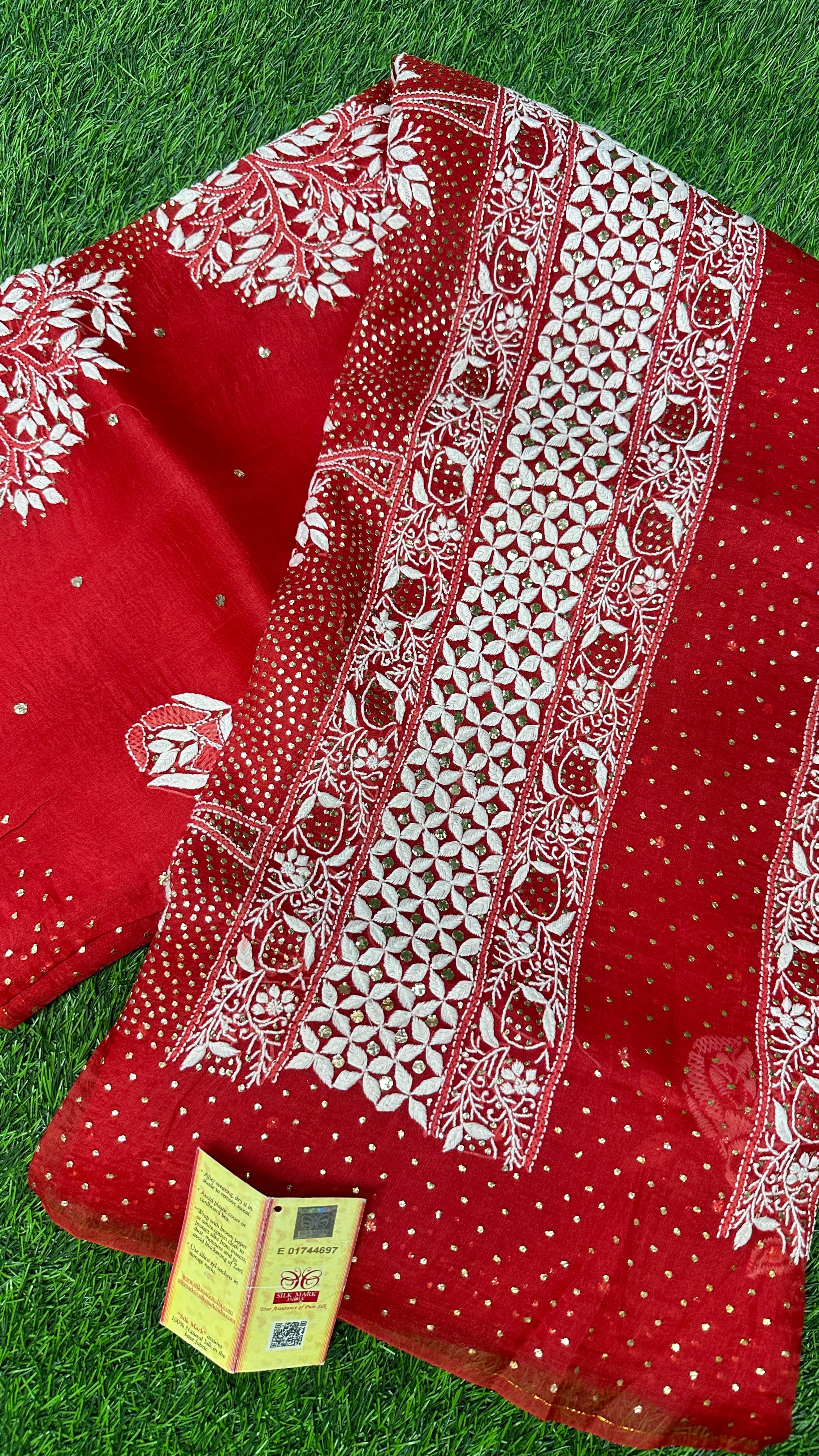 Premium Pure Organza Silk Saree