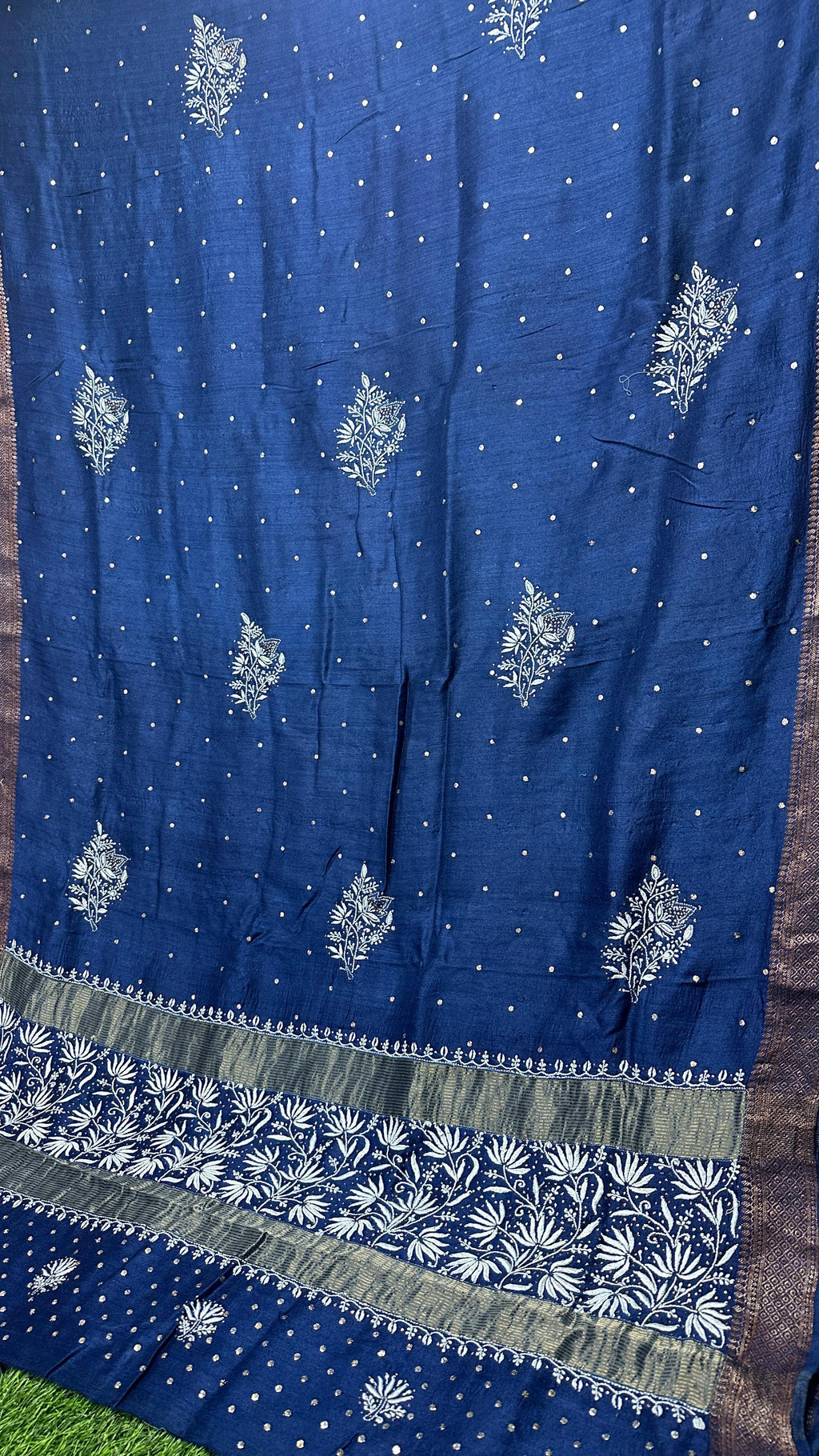 PURE MOONGA SILK SAREE