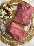 Soft Chanderi Angarkha Kurti Pant