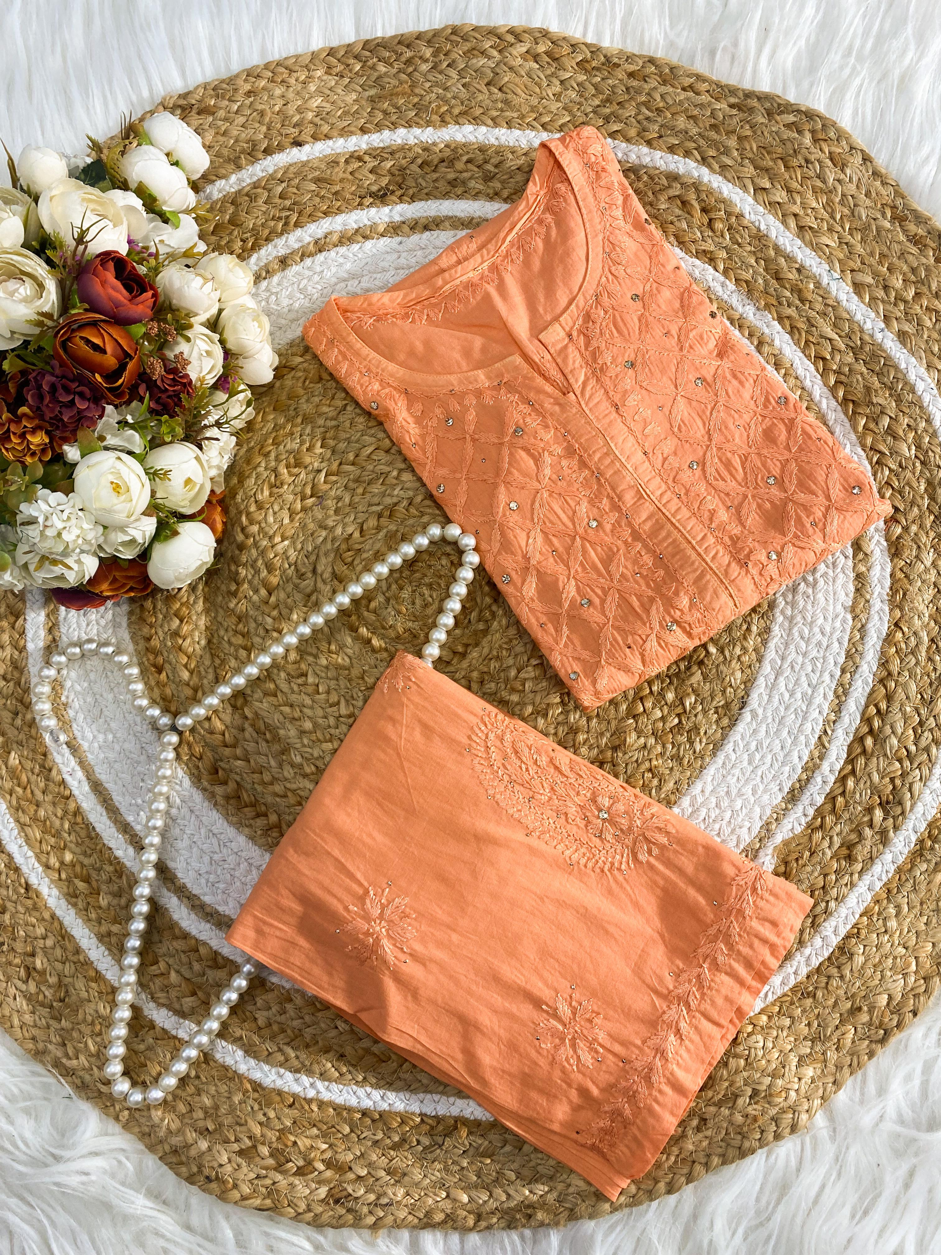 Mal Cotton Kurti Plazzo Set