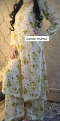Printed Cotton Mulmul Set
