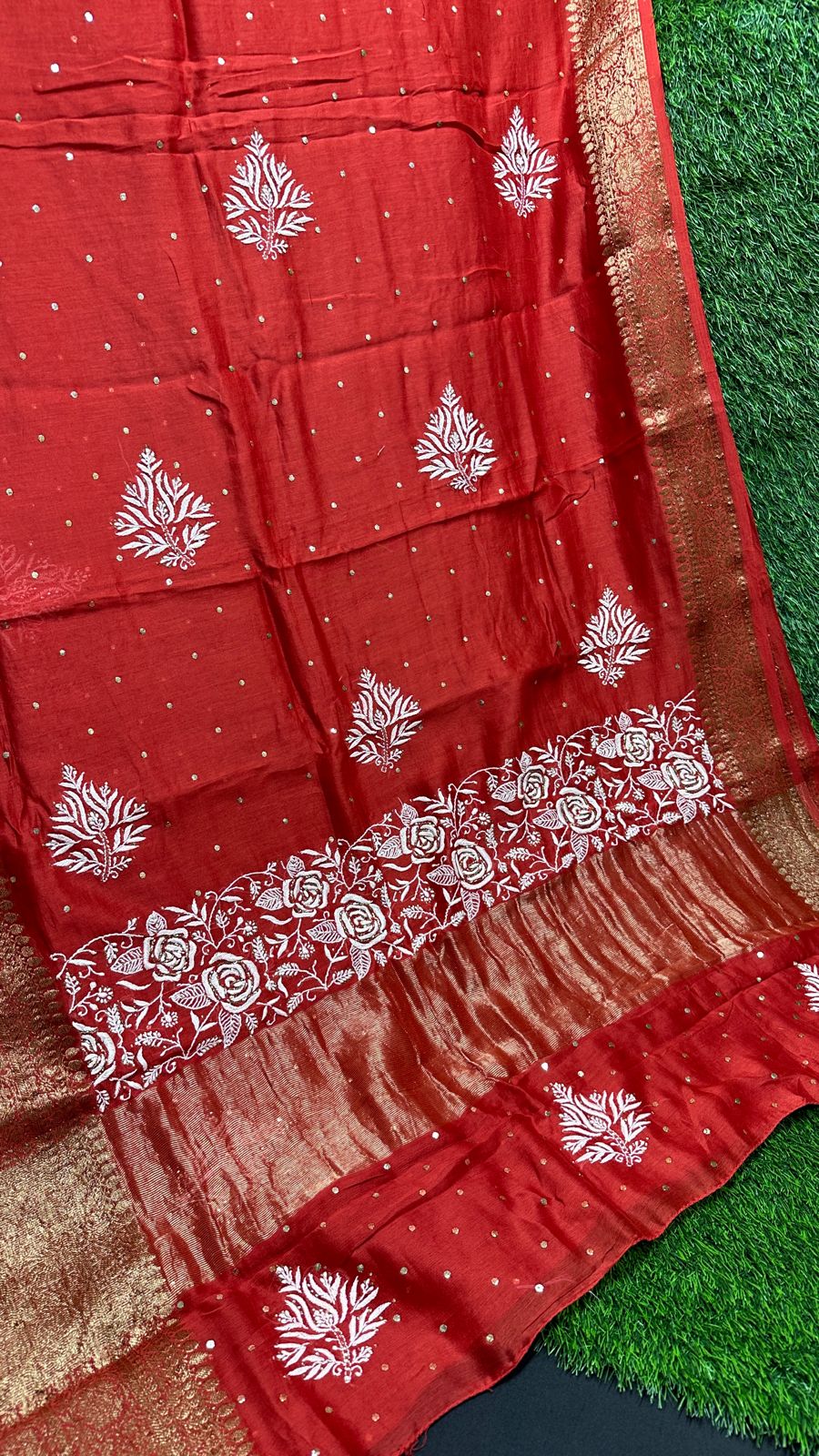 Pure Maheshwari Silk Saree