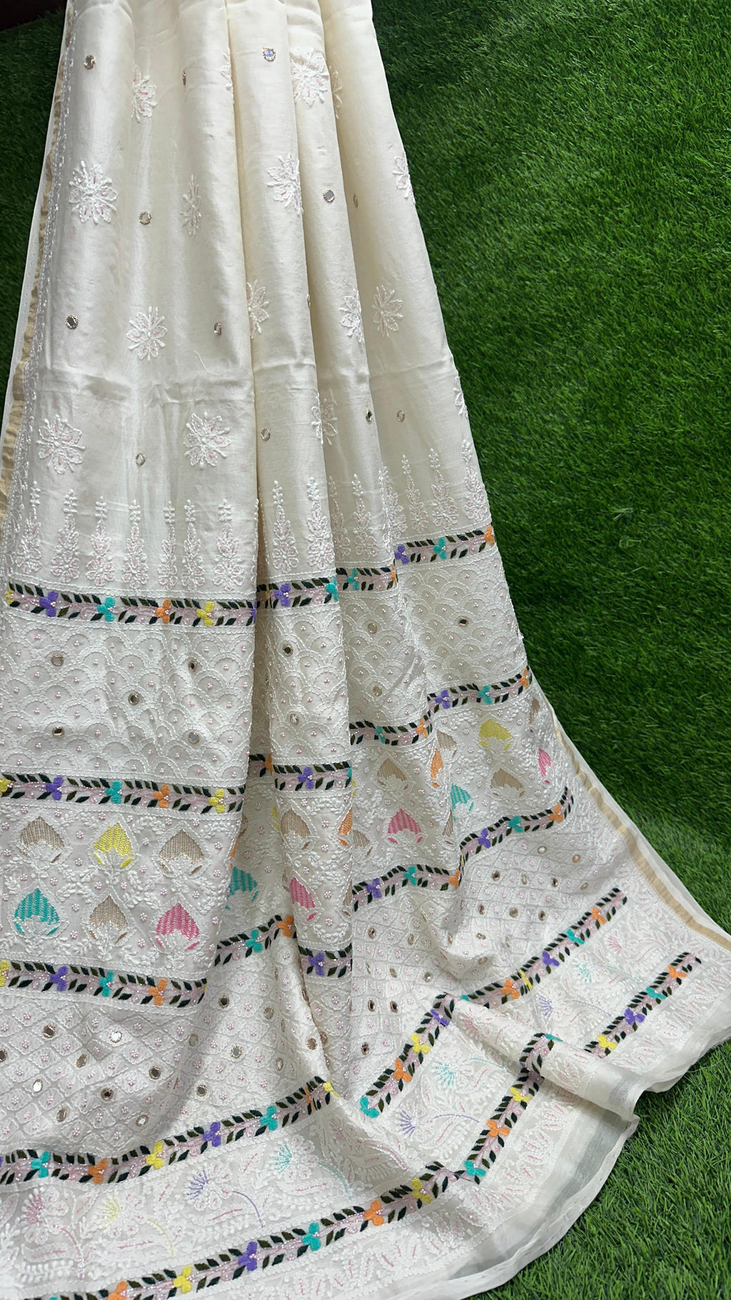 Pure Chanderi Silk Saree