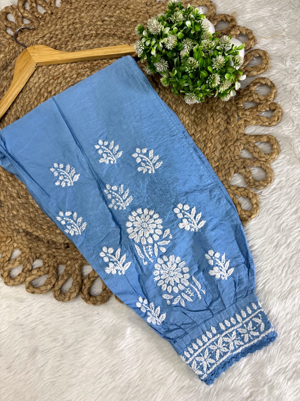 Chanderi Afghani Set