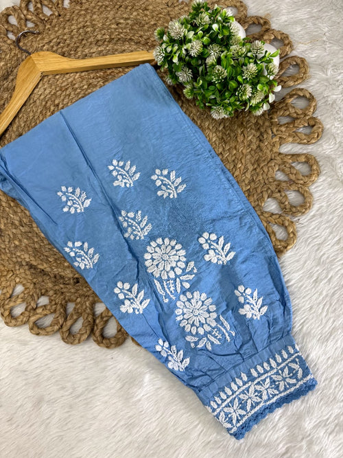 Chanderi Afghani Set