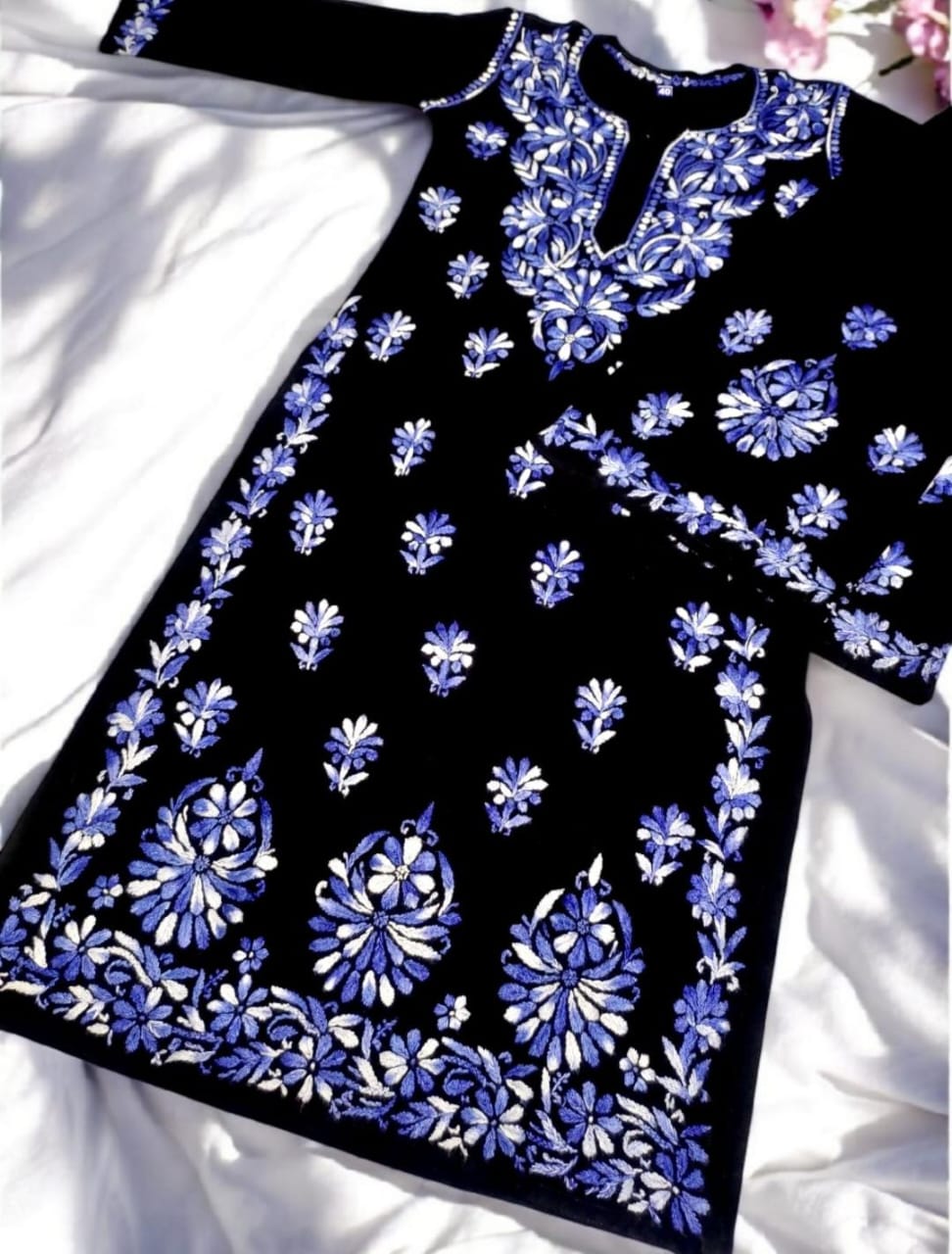 Cotton Rayon Kurti Plazo Set