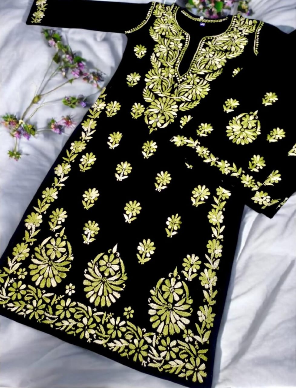 Cotton Rayon Kurti Plazo Set