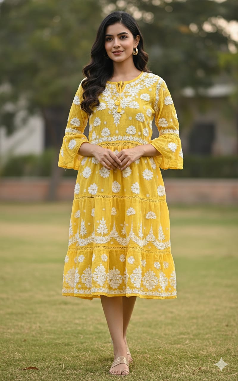 Pure Mulmul Chanderi Top