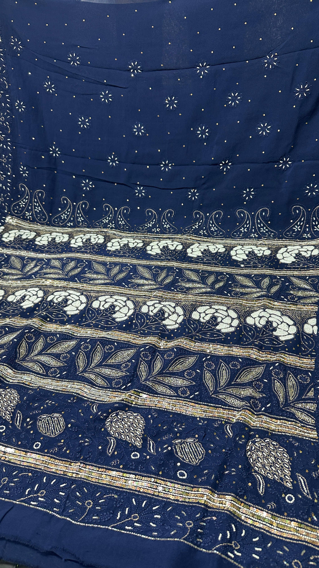 Chikankari Viscose Georgette Saree