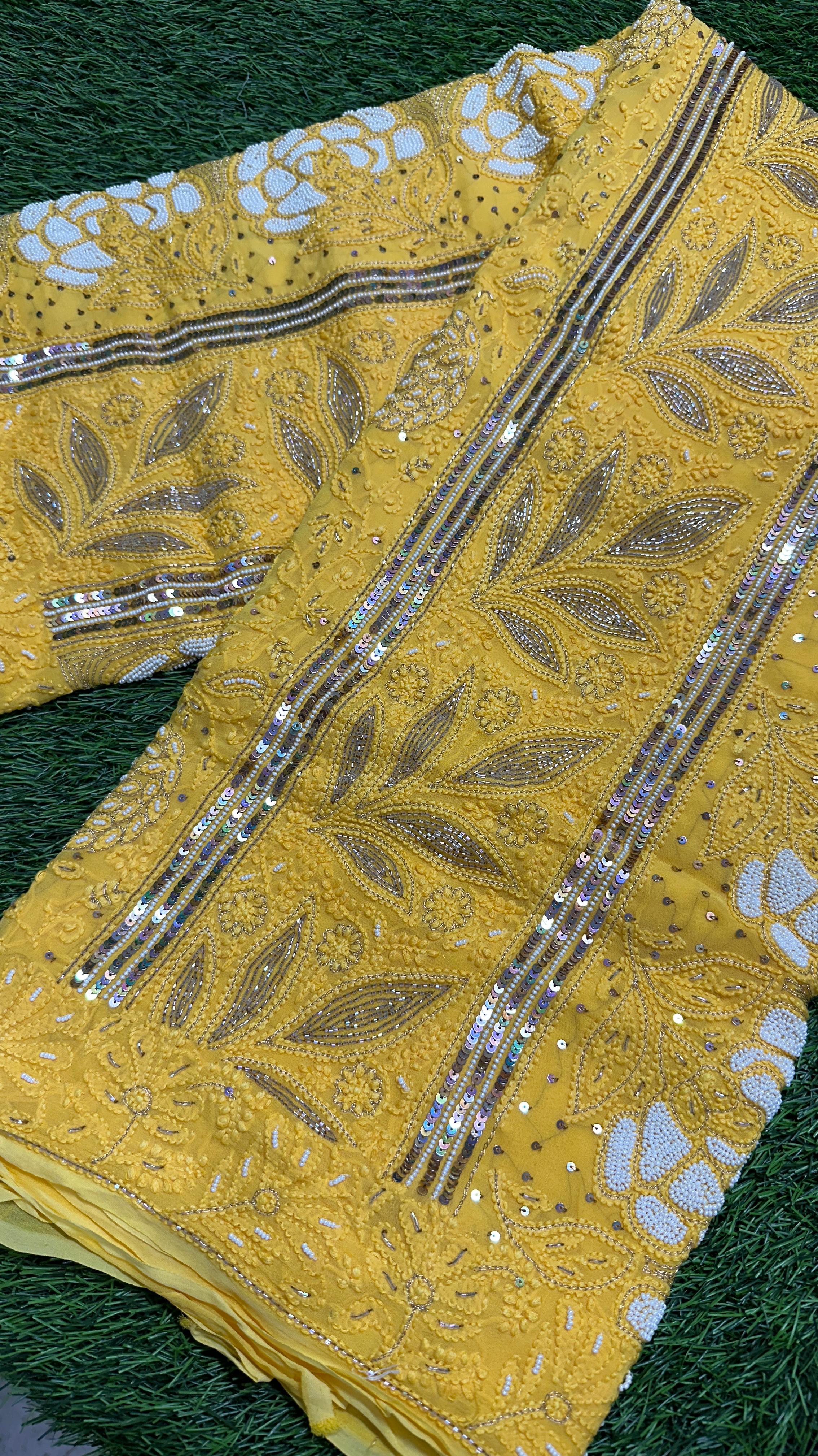 Chikankari Viscose Georgette Saree