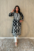 Aabroo Modal Chikankari Kurti