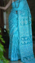 Noor-e-Elegance Chikankari Georgette Saree