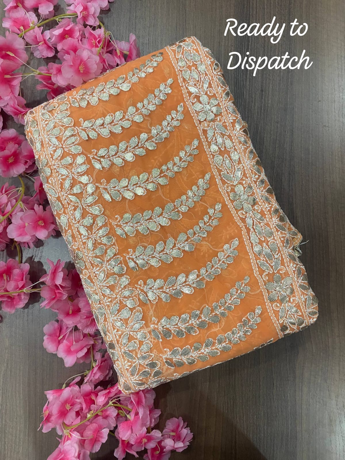 Noor-e-Elegance Chikankari Georgette Saree