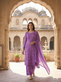 Premium Dobby Cotton Kurta & Double Layer Palazzo Set with Cotton Dupatta