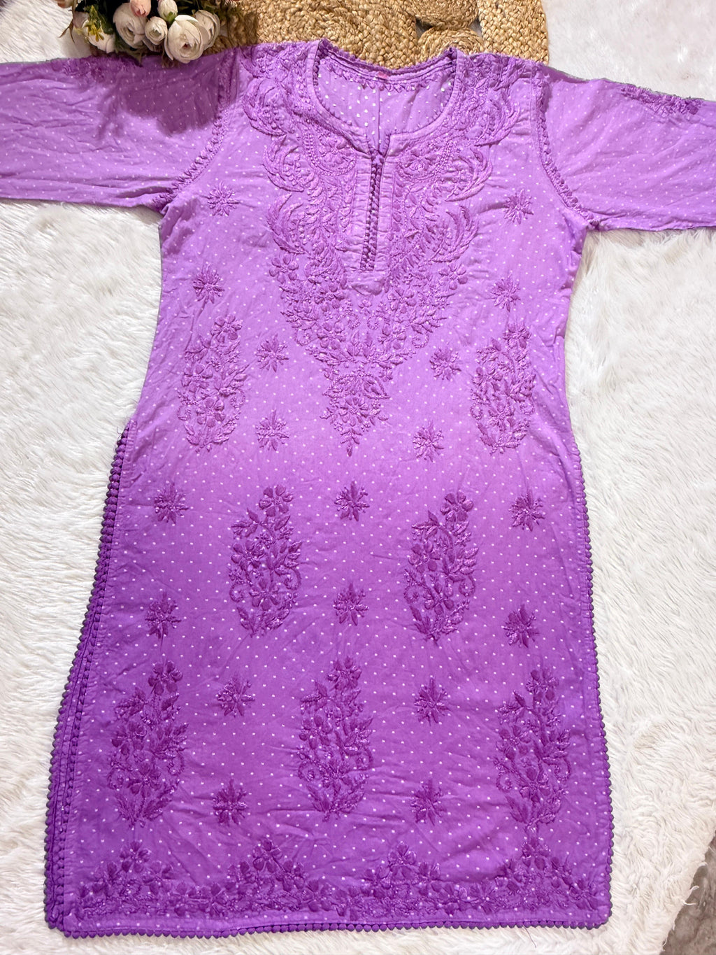 Premium Dobby Cotton Kurta & Double Layer Palazzo Set with Cotton Dupatta