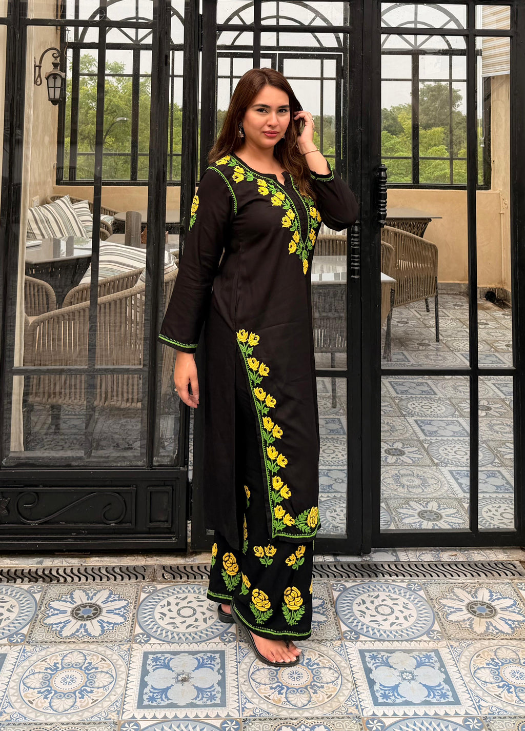 Co-ord Set Premium Soft Rayon Kurta Plazzo Set