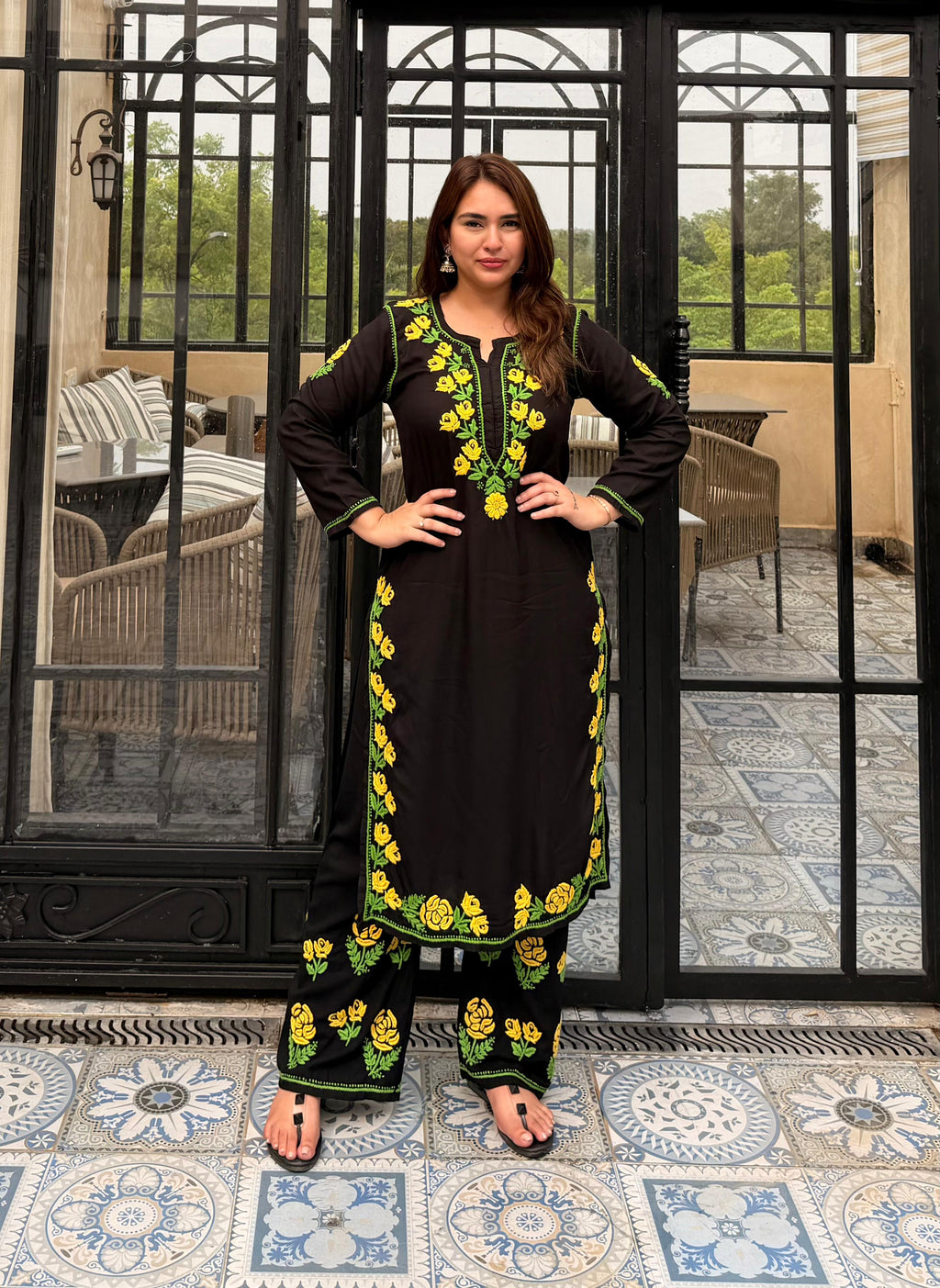 Co-ord Set Premium Soft Rayon Kurta Plazzo Set
