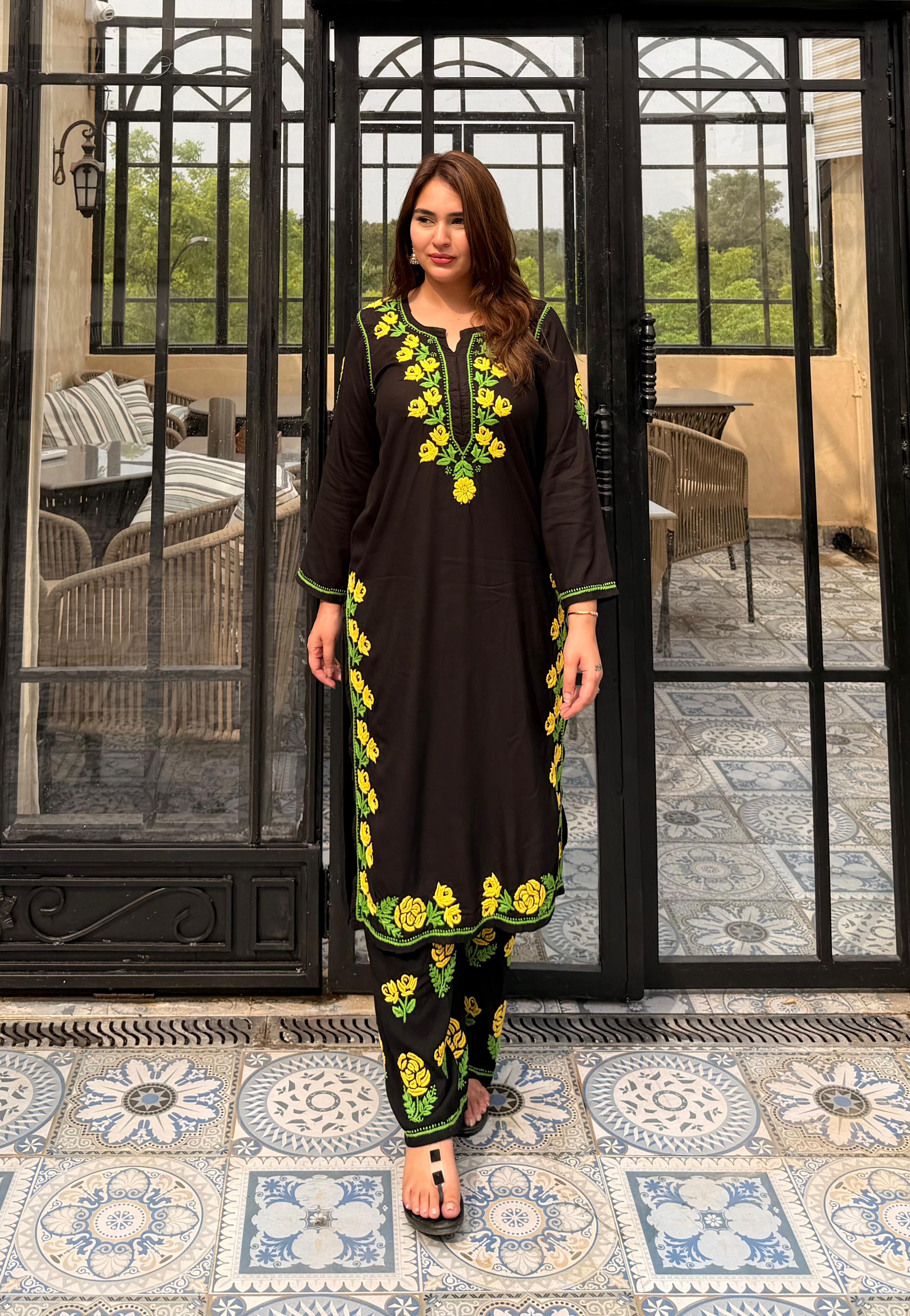 Co-ord Set Premium Soft Rayon Kurta Plazzo Set
