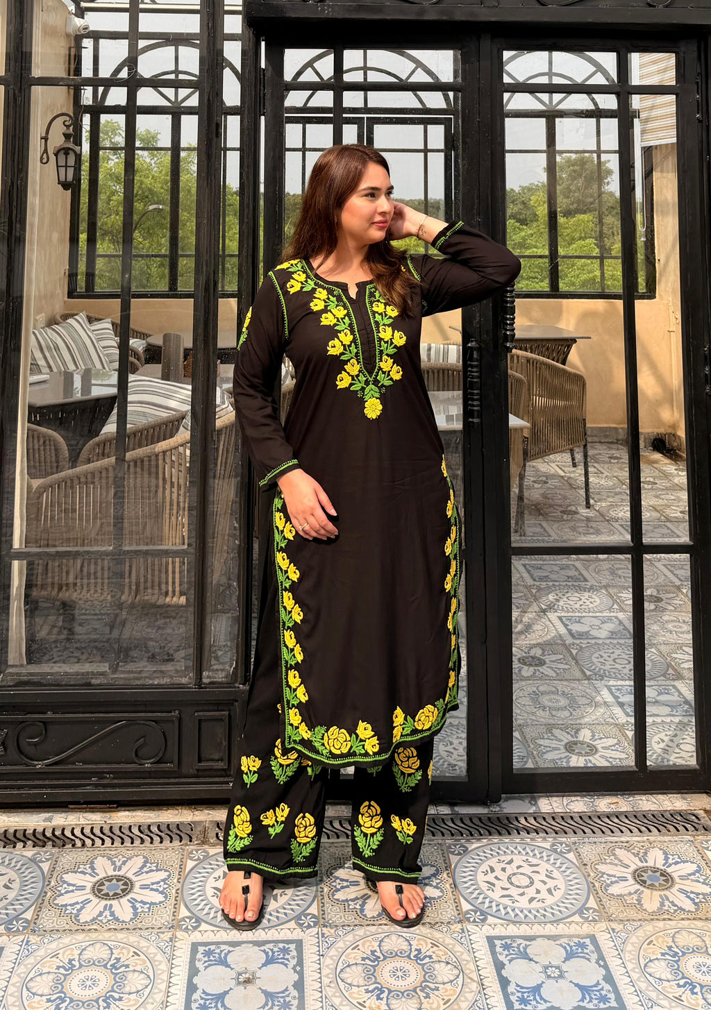 Co-ord Set Premium Soft Rayon Kurta Plazzo Set