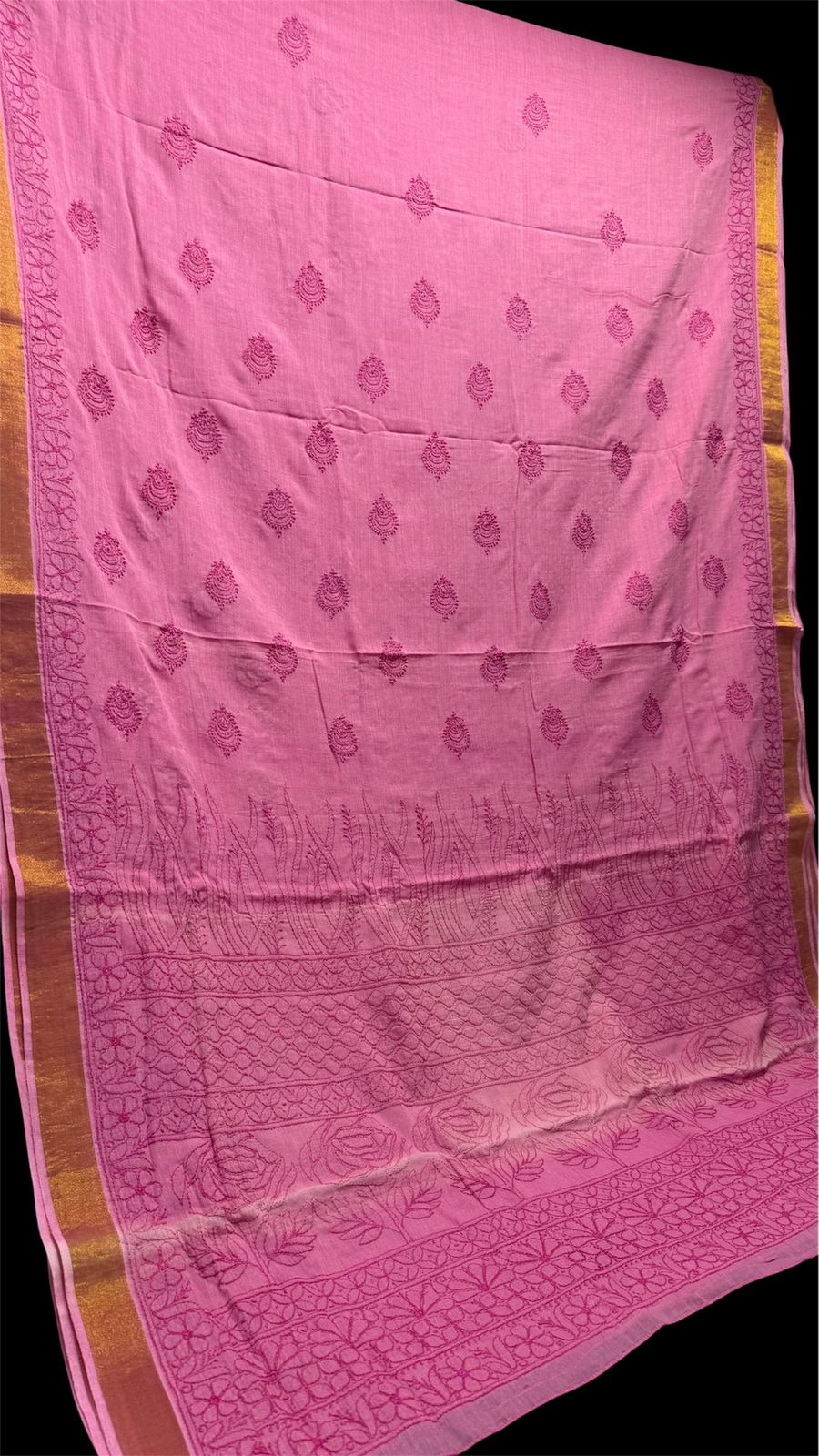 Pure Handloom Mangalgiri Cotton Saree