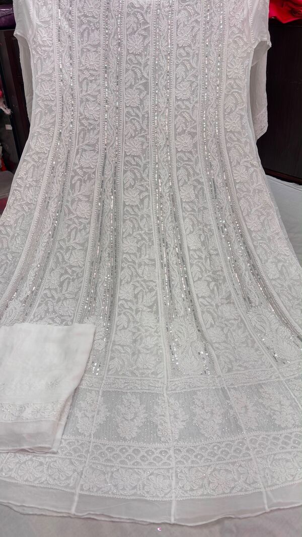 Viscose Georgette Anarkali with Dupatta